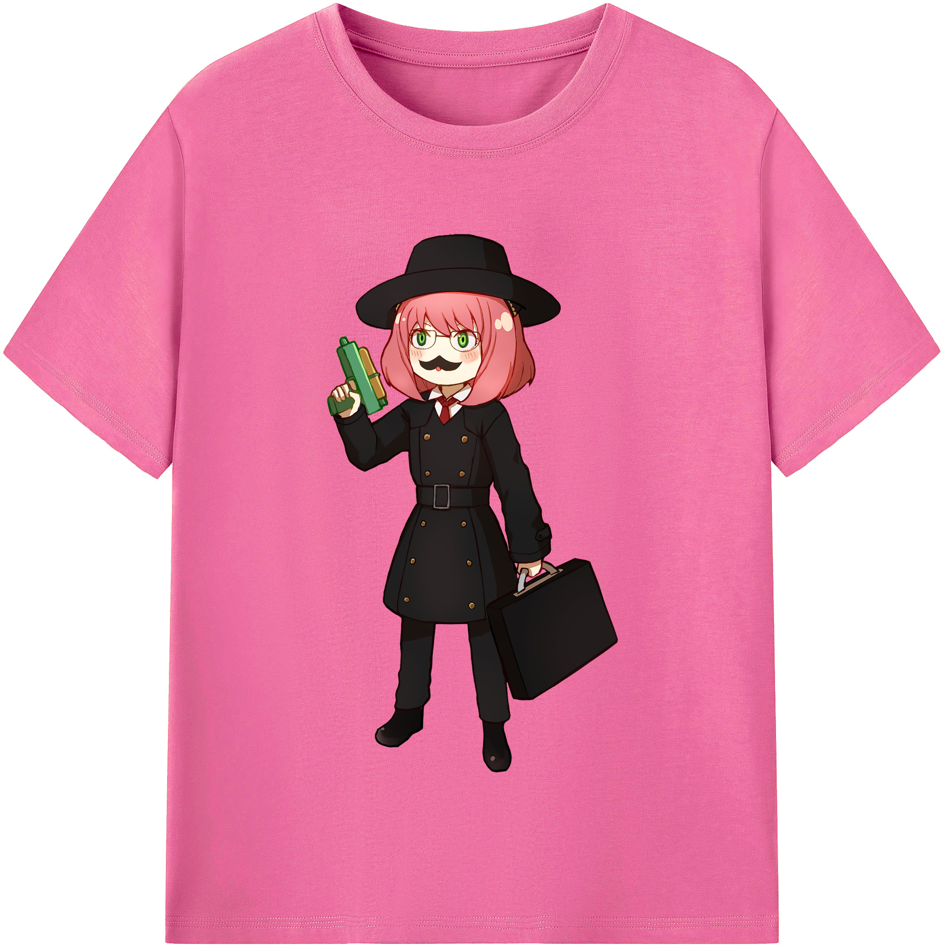 （画像用） SPY×FAMILY间谍家家酒 レディースカジュアルプリントTシャツ（綿100％）
